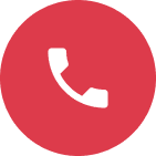 Telephone symbol inside red circle